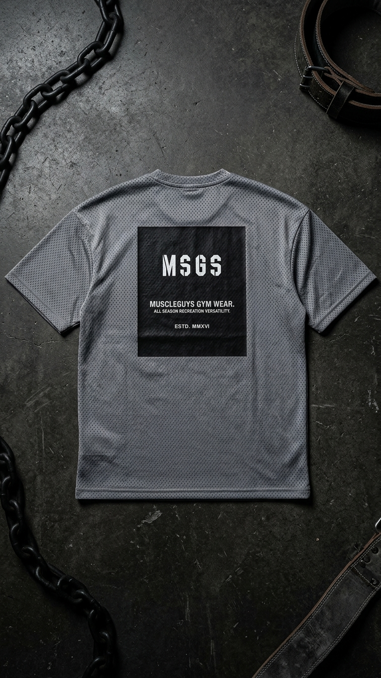 T-Shirt Oversized de Treino — Estilo Desportivo para Homem