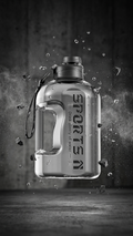Garrafa de Água Desportiva — 1.7L/2.7L para Ginásio e Ciclismo