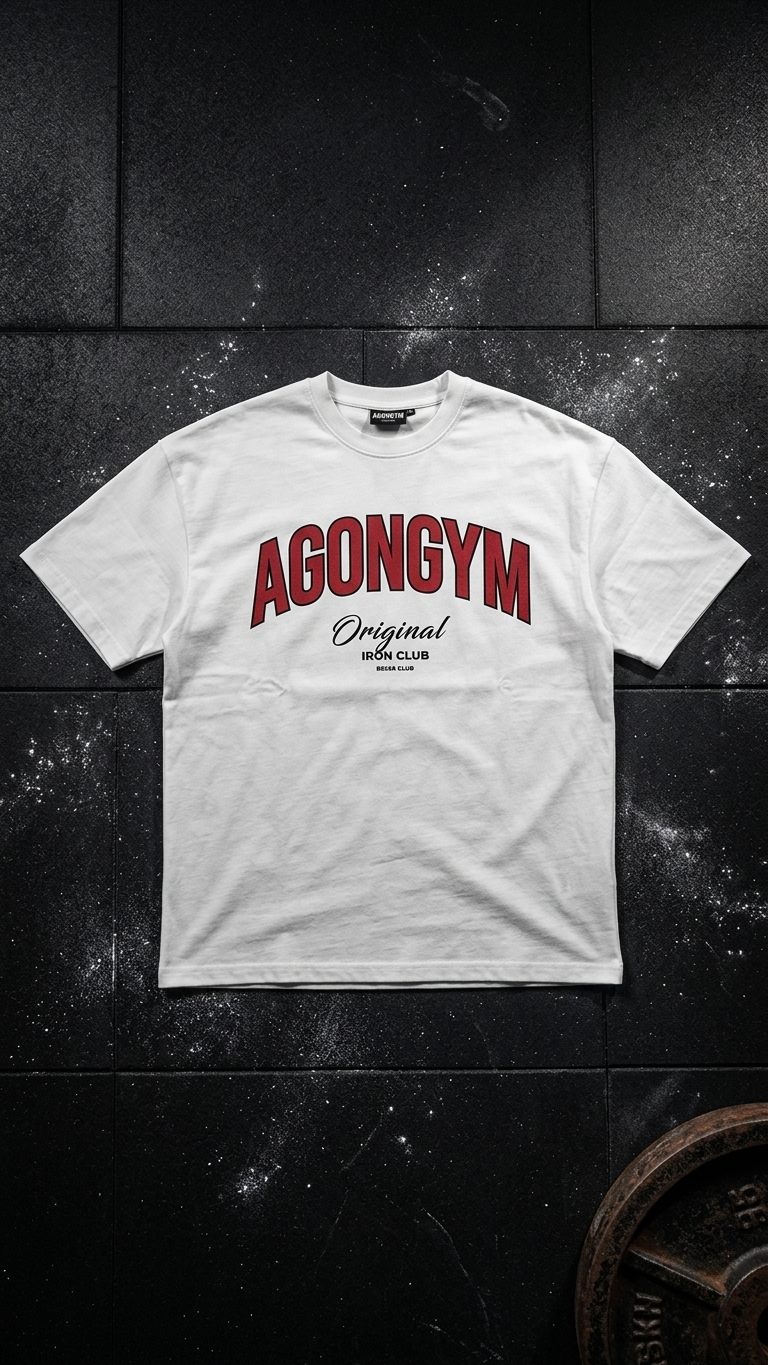 T-Shirt Oversized GYM Plus Size — Roupa de Treino para Homem