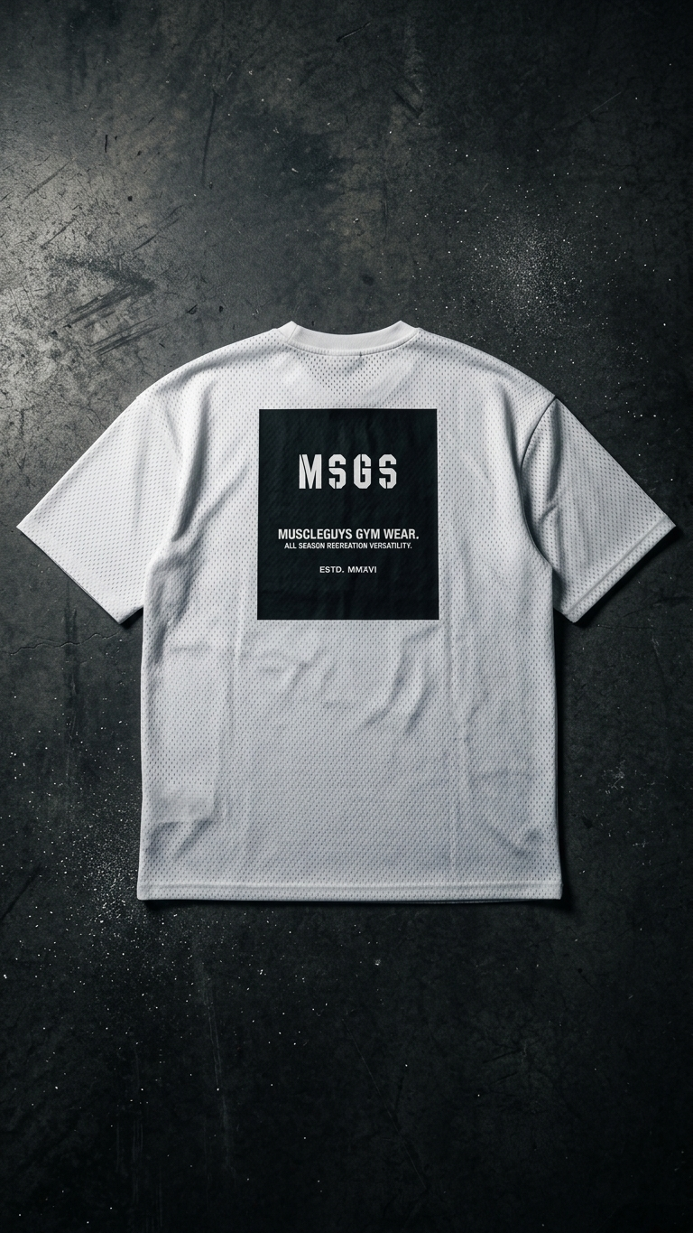T-Shirt Oversized de Treino — Estilo Desportivo para Homem