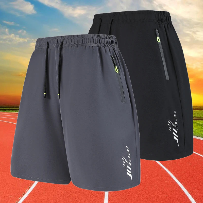 Calções de Treino Quick Dry — Secagem Rápida para Ginásio e Corrida