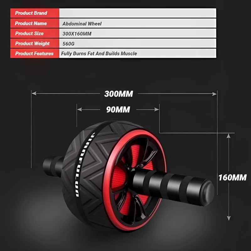 Roda Abdominal Antiderrapante — Treino Core em Casa