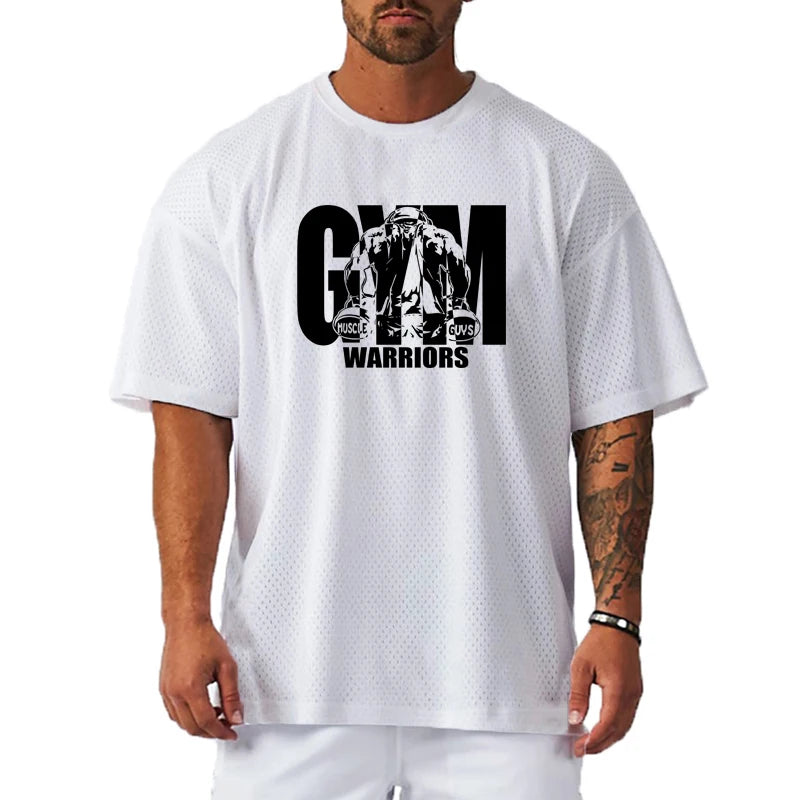 T-Shirt Oversized GYM — Casual Desportiva para Homem