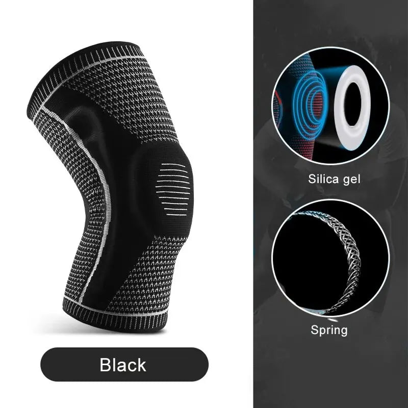 Joelheiras de Compressão Dupla — Suporte para Treino e Dor no Joelho
