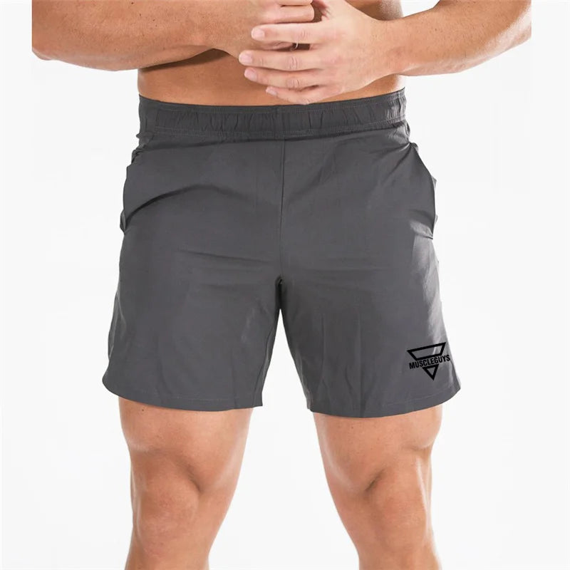 Calções de Bodybuilding Quick Dry — Treino e Moda para Homem