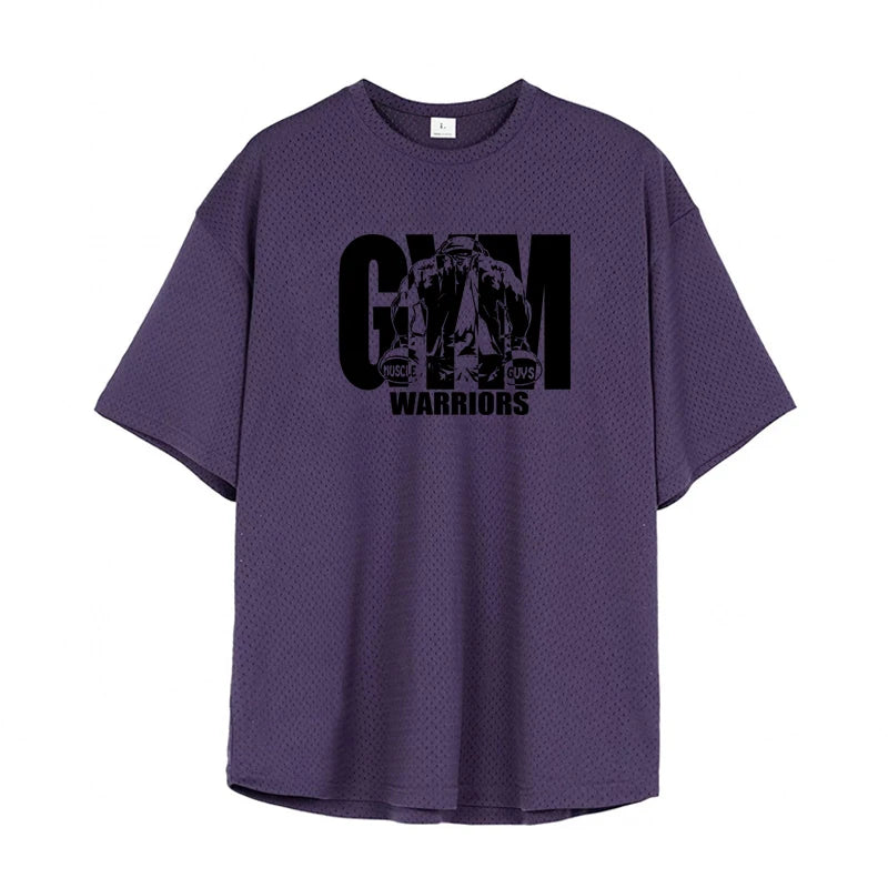 T-Shirt Oversized GYM — Casual Desportiva para Homem