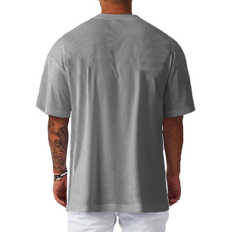 T-Shirt Oversized “One More Rep” — Roupa de Treino para Homem