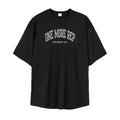 T-Shirt Oversized “One More Rep” — Roupa de Treino para Homem