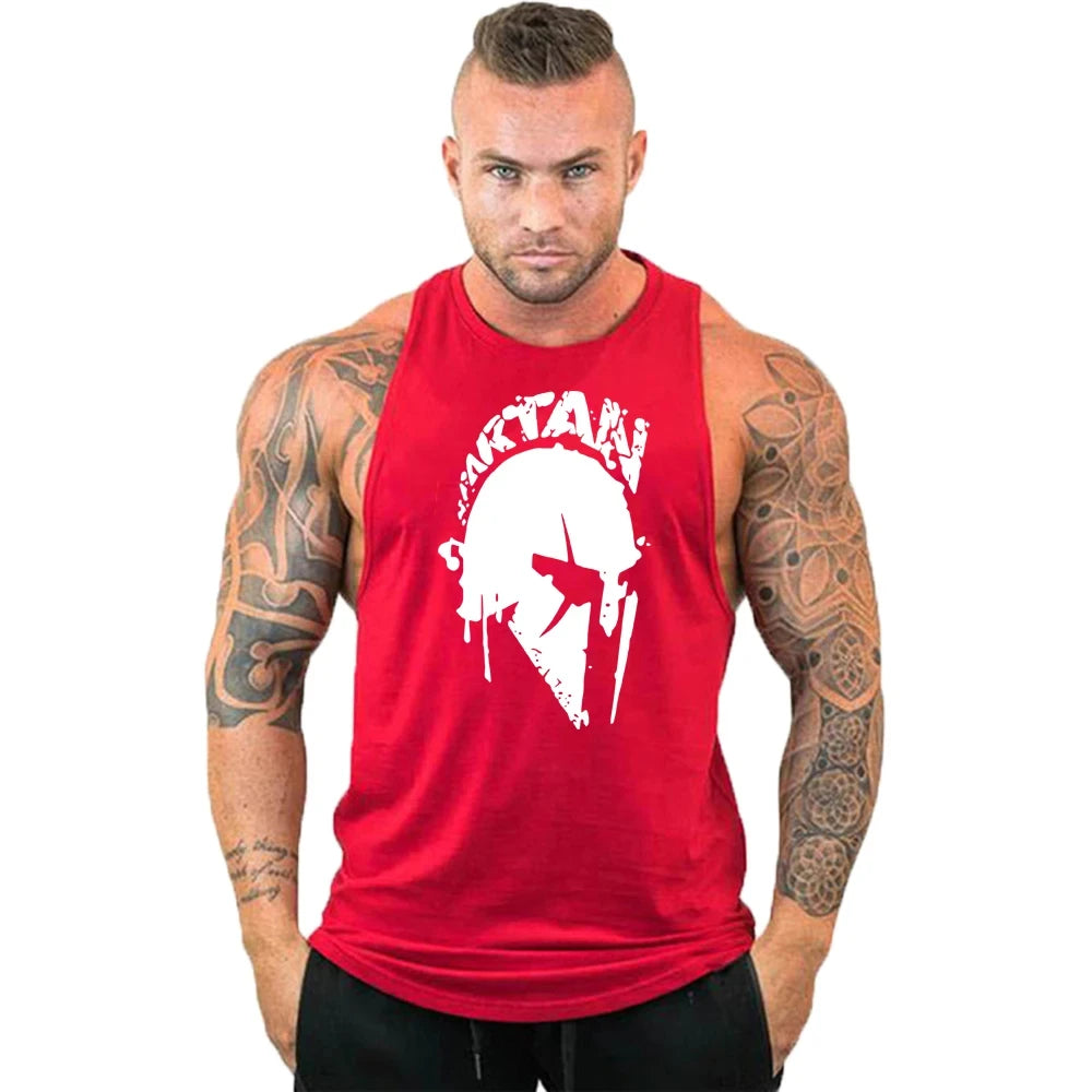 T-Shirt de Ginásio Sem Mangas — Roupa de Treino para Homem