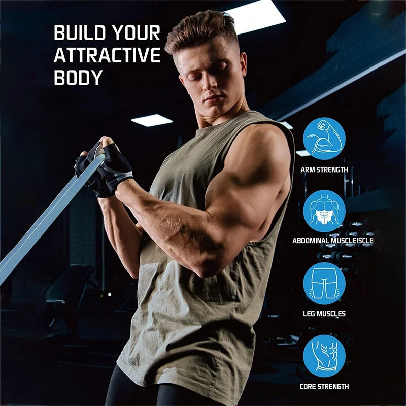 Kit de Elásticos de Treino — 5 Resistências para Musculação e Yoga