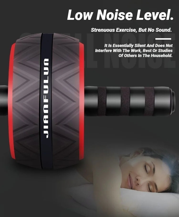 Roda Abdominal Antiderrapante — Treino Core em Casa