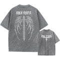 T-Shirt Oversized Vintage com Estampado — Heavyweight para Homem