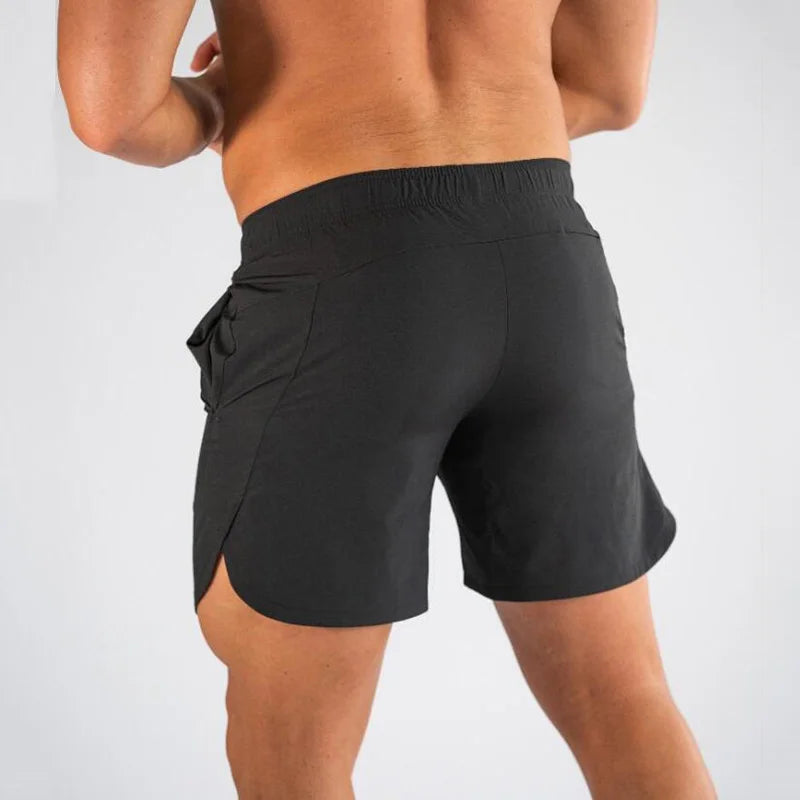 Calções de Bodybuilding Quick Dry — Treino e Moda para Homem